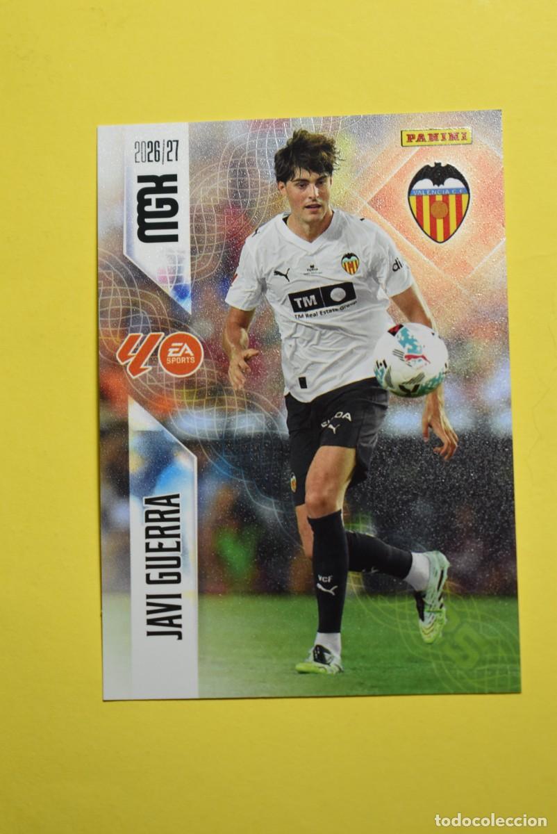 Fu&szlig;ball-Sticker: Cromo La Liga. Megacracks. 2026 2027. 26 27. Javi Guerra. Valencia. N. &ordm; 354. Panini