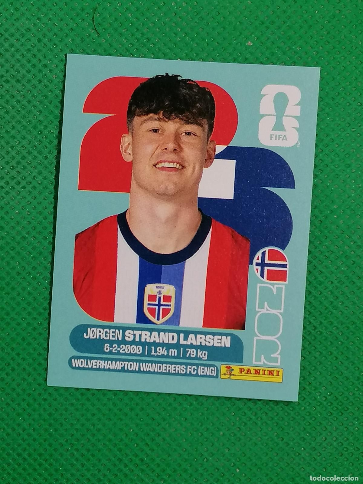 Fu&szlig;ball-Sticker: NOR 18 NOR18 JORGEN STRAND LARSEN NORUEGA ⚽ PANINI FIFA MUNDIAL WORLD CUP 26 2026 STICKER ⚽
