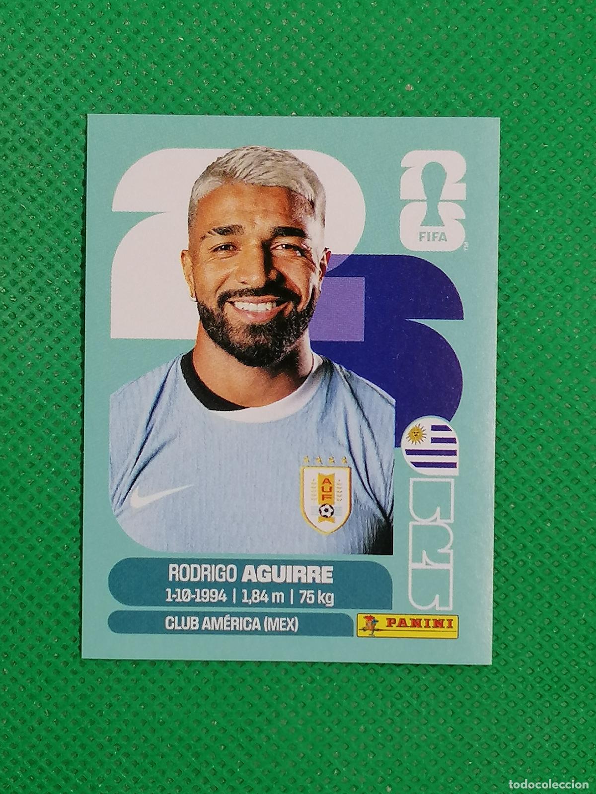 Cromos de f&uacute;tbol: URU 19 URU19 RODRIGO AGUIRRE URUGUAY ⚽ PANINI FIFA MUNDIAL WORLD CUP 26 2026 STICKER ⚽