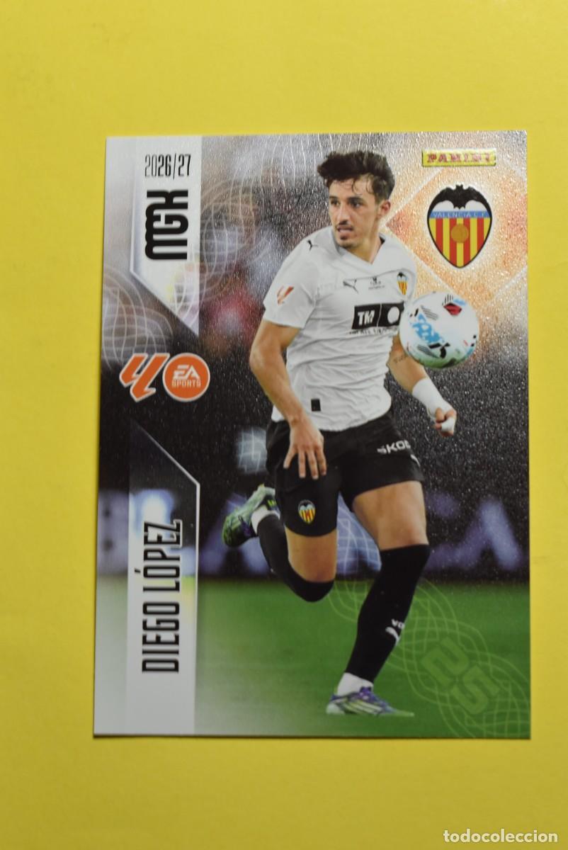 Cromos de f&uacute;tbol: Cromo La Liga. Megacracks. 2026 2027. 26 27. Diego L&oacute;pez. Valencia. N. &ordm; 359. Panini