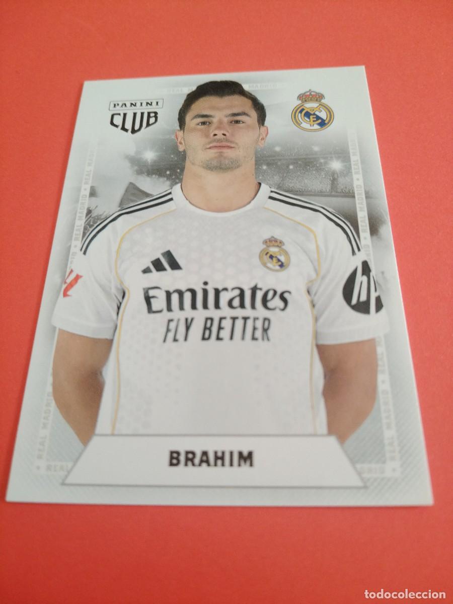 Cromos de f&uacute;tbol: PANINI CLUB REAL MADRID 2025/2026 BRAHIM