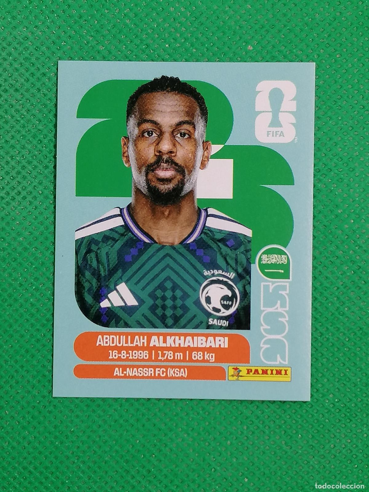 Cromos de f&uacute;tbol: KSA 11 KSA11 ABDULLAH ALKHAIBARI ARABIA SAUDI ⚽ PANINI FIFA MUNDIAL WORLD CUP 26 2026 STICKER ⚽