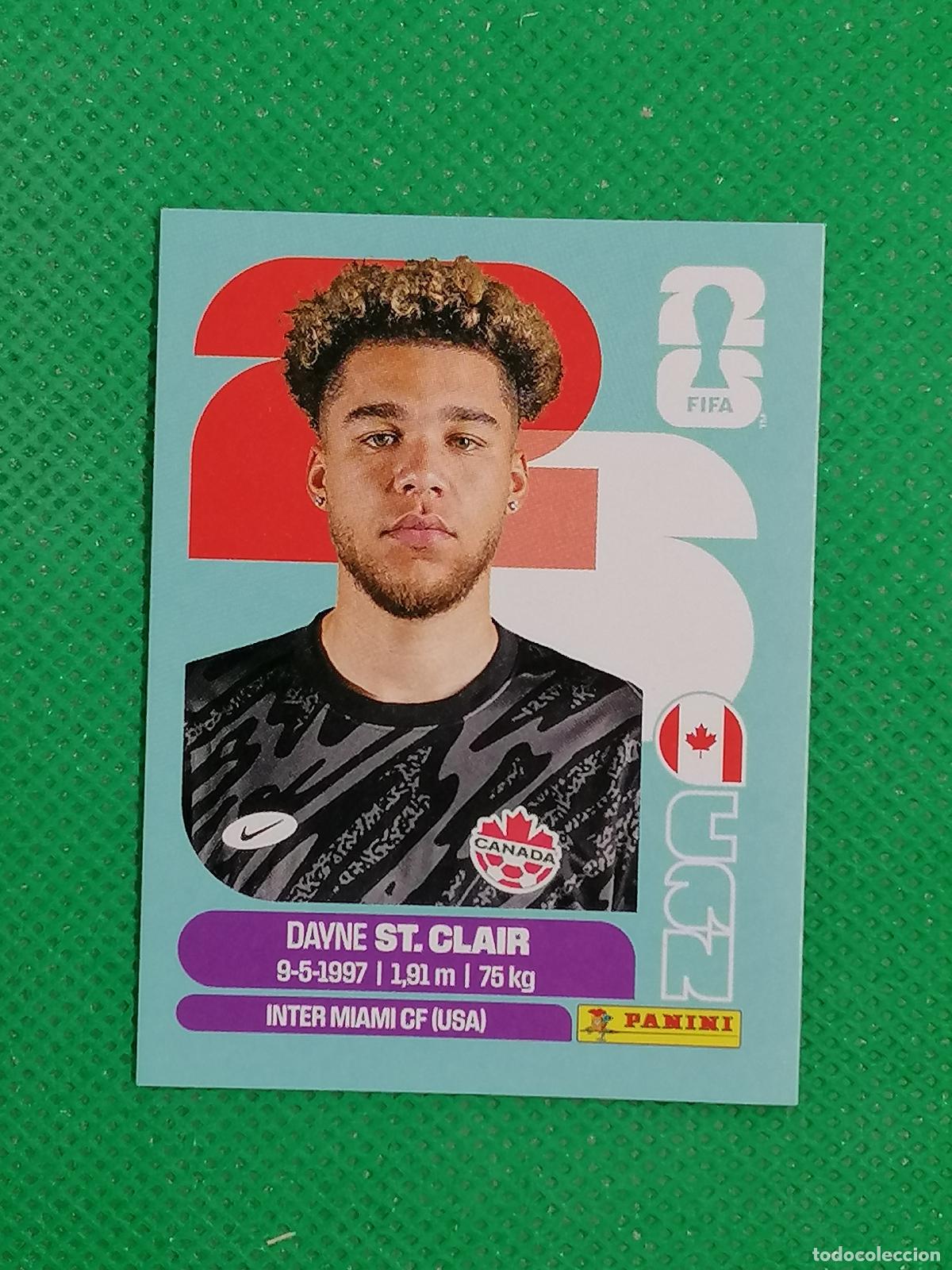 Cromos de f&uacute;tbol: CAN 2 CAN2 DAYNE ST CLAIR CANADA ⚽ PANINI FIFA MUNDIAL WORLD CUP 26 2026 STICKER ⚽