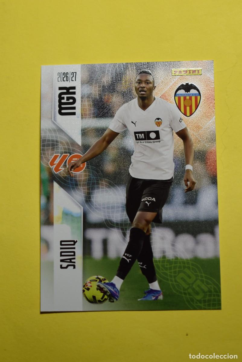 Cromos de f&uacute;tbol: Cromo La Liga. Megacracks. 2026 2027. 26 27. Saquid. Valencia. N. &ordm; 360. Panini