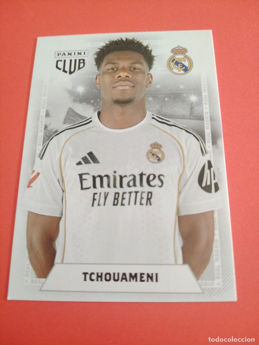 Cromos de f&uacute;tbol: PANINI CLUB REAL MADRID 2025/2026 TCHOUAMENI