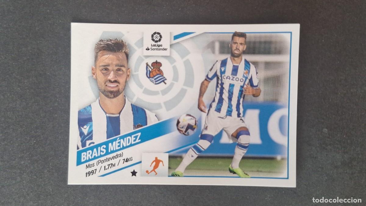 Cromos de f&uacute;tbol: L1 BRAIS MENDEZ REAL SOCIEDAD FICHAJE 18 LIGA ESTE 2022 2023 22 23 NUNCA PEGADO SIN PEGAR