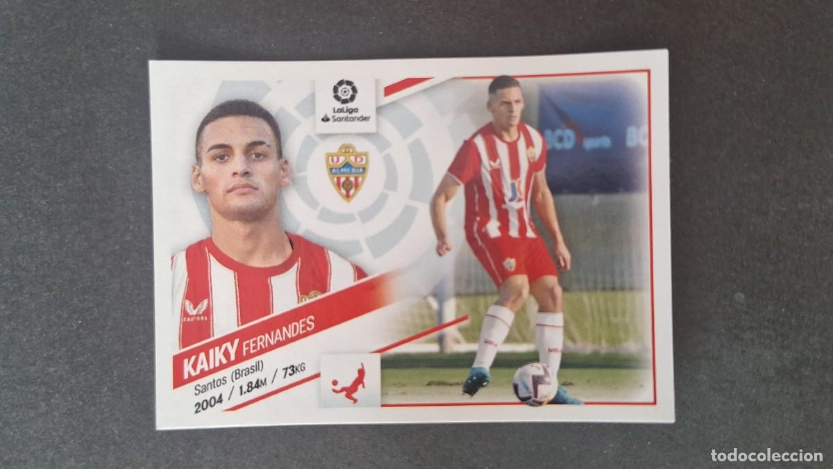 Cromos de Futebol: L1 KAIKY U. D. ALMERIA FICHAJE 19 LIGA ESTE 2022 2023 22 23 NUNCA PEGADO SIN PEGAR