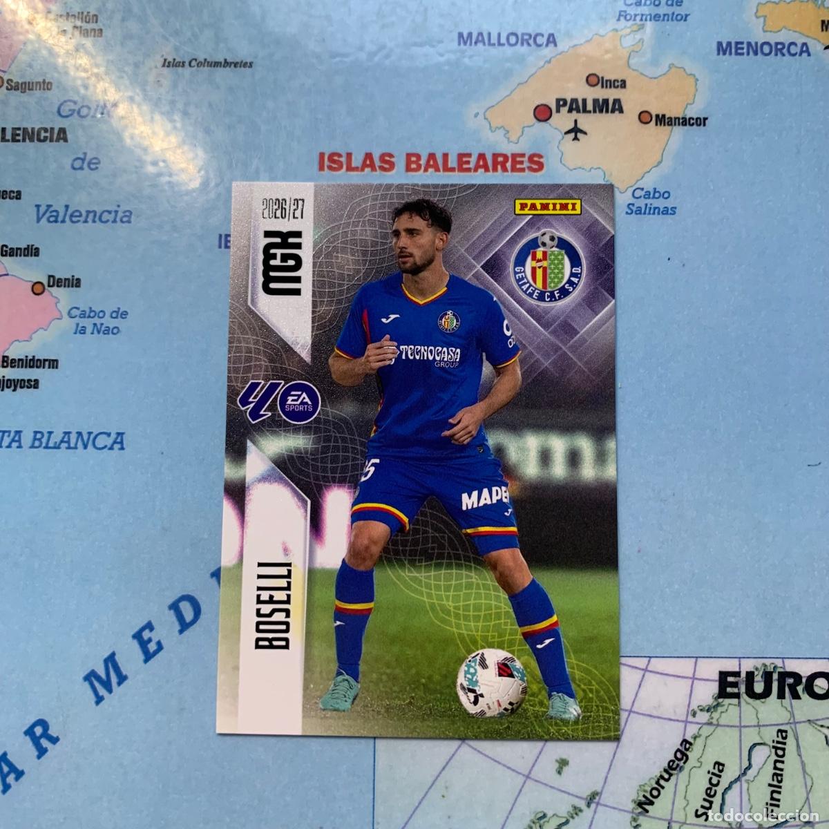 Football Stickers: Boselli n&uacute;mero 186 del Getafe megacracks 26-27 2026-2027