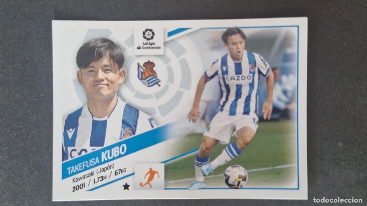 Football Stickers: L1 KUBO REAL SOCIEDAD FICHAJE 21 LIGA ESTE 2022 2023 22 23 NUNCA PEGADO SIN PEGAR