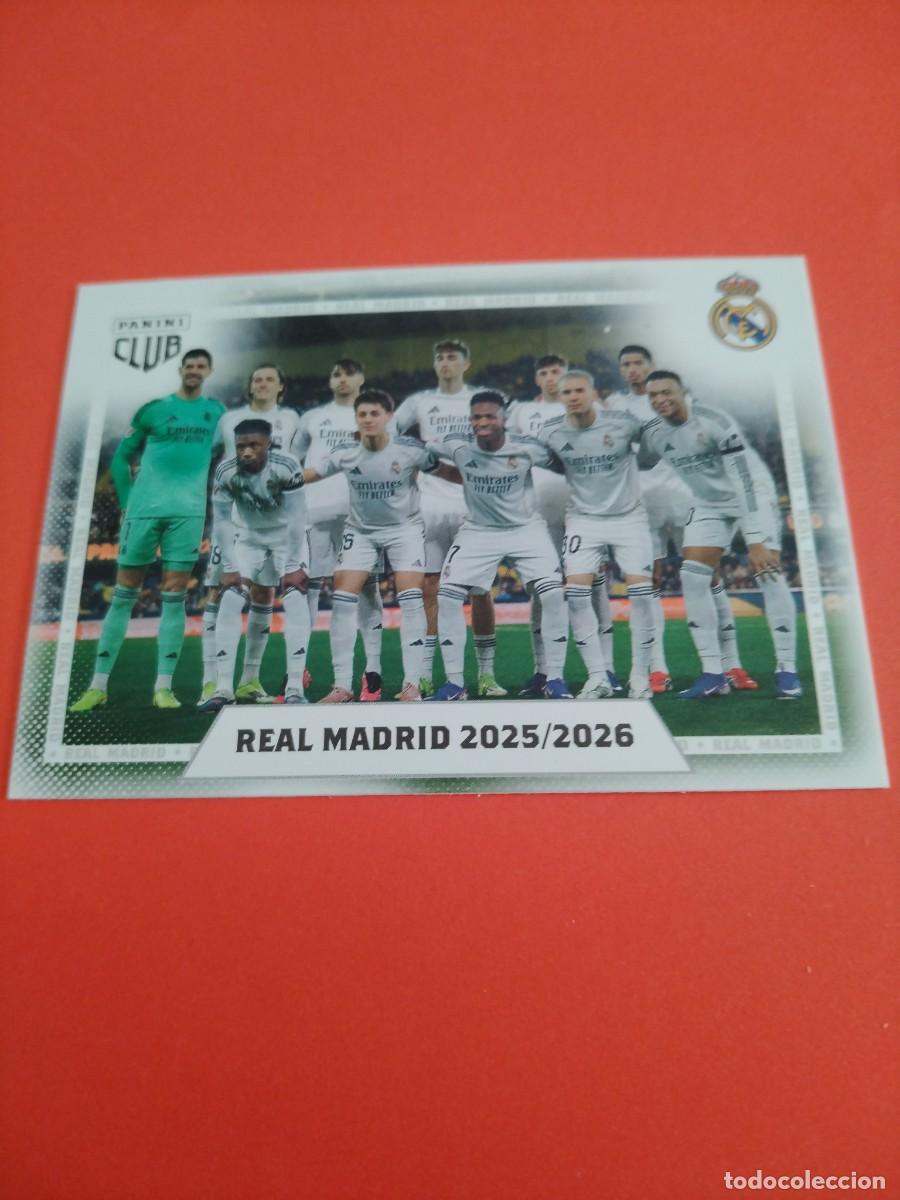 Cartes &agrave; collectionner de Football: PANINI CLUB REAL MADRID 2025/2026 EQUIPO