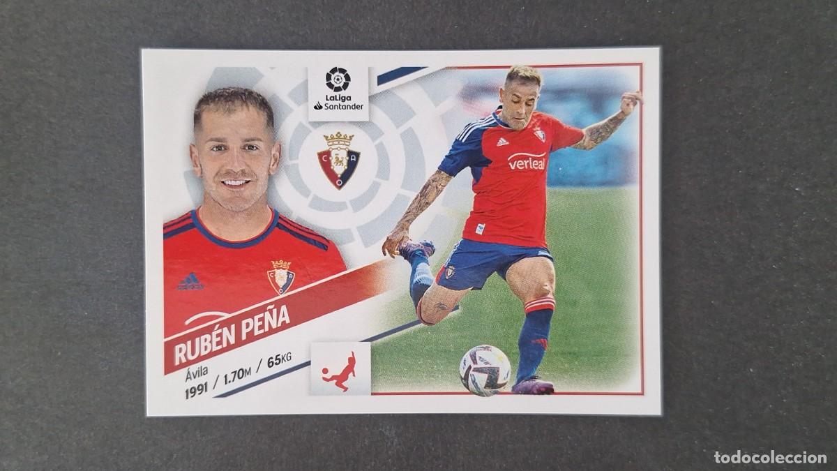 Figurine di Calcio: L1 RUBEN PE&Ntilde;A C. A. OSASUNA FICHAJE 23 LIGA ESTE 2022 2023 22 23 NUNCA PEGADO SIN PEGAR