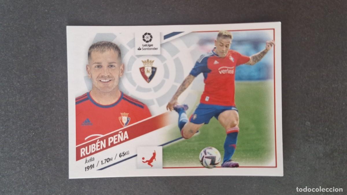 Figurine di Calcio: L1 RUBEN PE&Ntilde;A C. A. OSASUNA FICHAJE 23 LIGA ESTE 2022 2023 22 23 NUNCA PEGADO SIN PEGAR