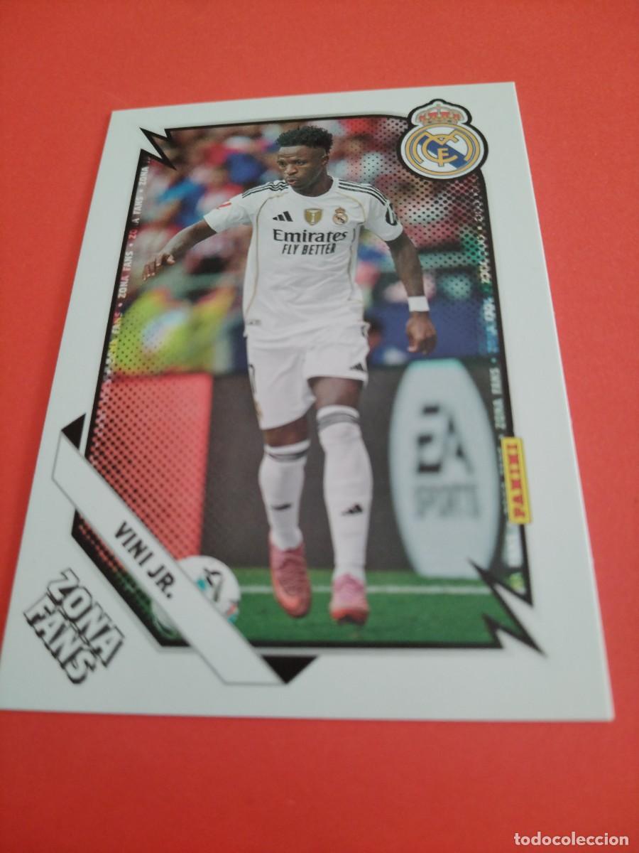 Figurine di Calcio: PANINI CLUB REAL MADRID 2025/2026 ZONA FANS VINICIUS
