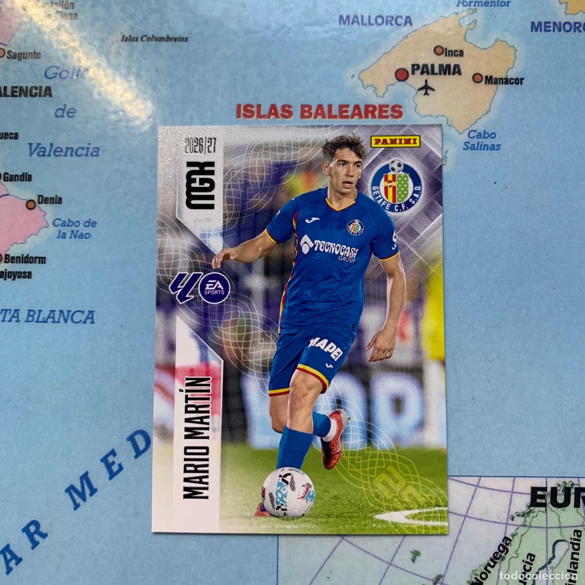 Figurine di Calcio: Mario Mart&iacute;n n&uacute;mero 190 del Getafe megacracks 26-27 2026-2027