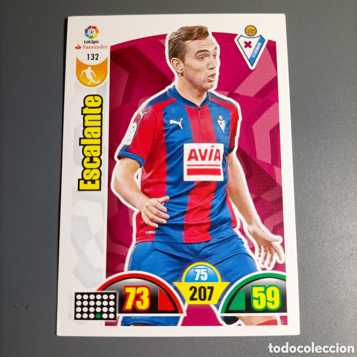 Figurine di Calcio: ADRENALYN. LIGA 2017-2018 (EIBAR) №132 ESCALANTE