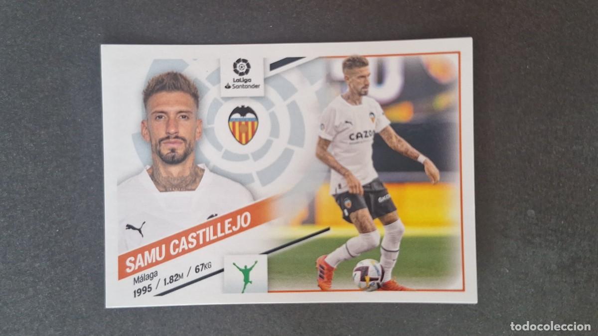 Figurine di Calcio: L1 SAMU CASTILLEJO VALENCIA C. F. FICHAJE 25 LIGA ESTE 2022 2023 22 23 NUNCA PEGADO SIN PEGAR