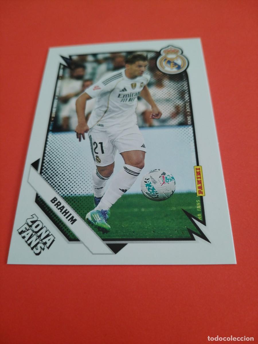 Figurine di Calcio: PANINI CLUB REAL MADRID 2025/2026 ZONA FANS BRAHIM