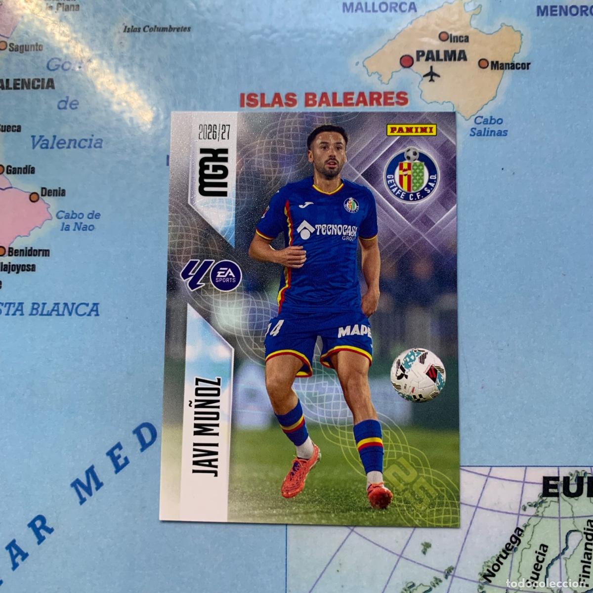 Figurine di Calcio: Javi Mu&ntilde;oz n&uacute;mero 191 del Getafe megacracks 26-27 2026-2027