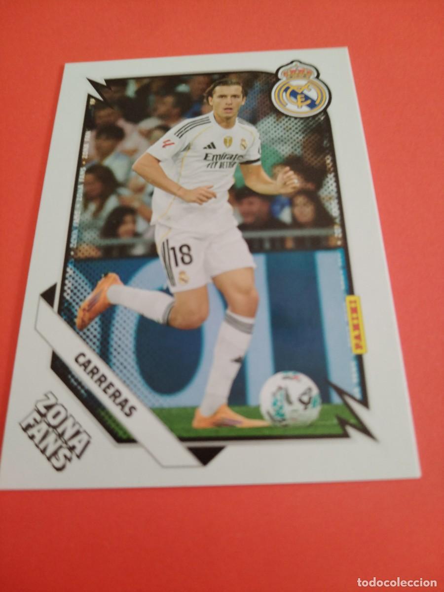 Figurine di Calcio: PANINI CLUB REAL MADRID 2025/2026 ZONA FANS CARRERAS