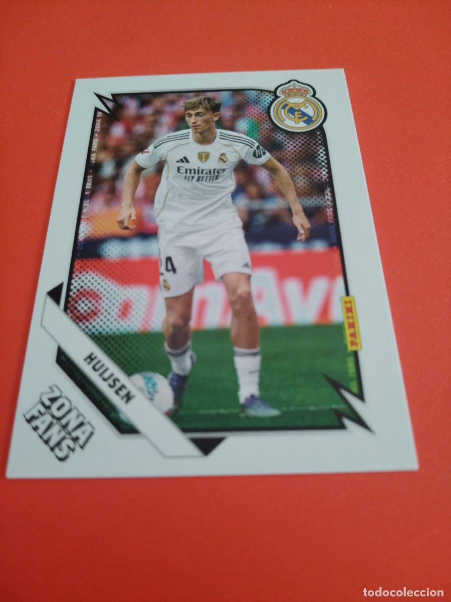 Figurine di Calcio: PANINI CLUB REAL MADRID 2025/2026 ZONA FANS HUIJSEN