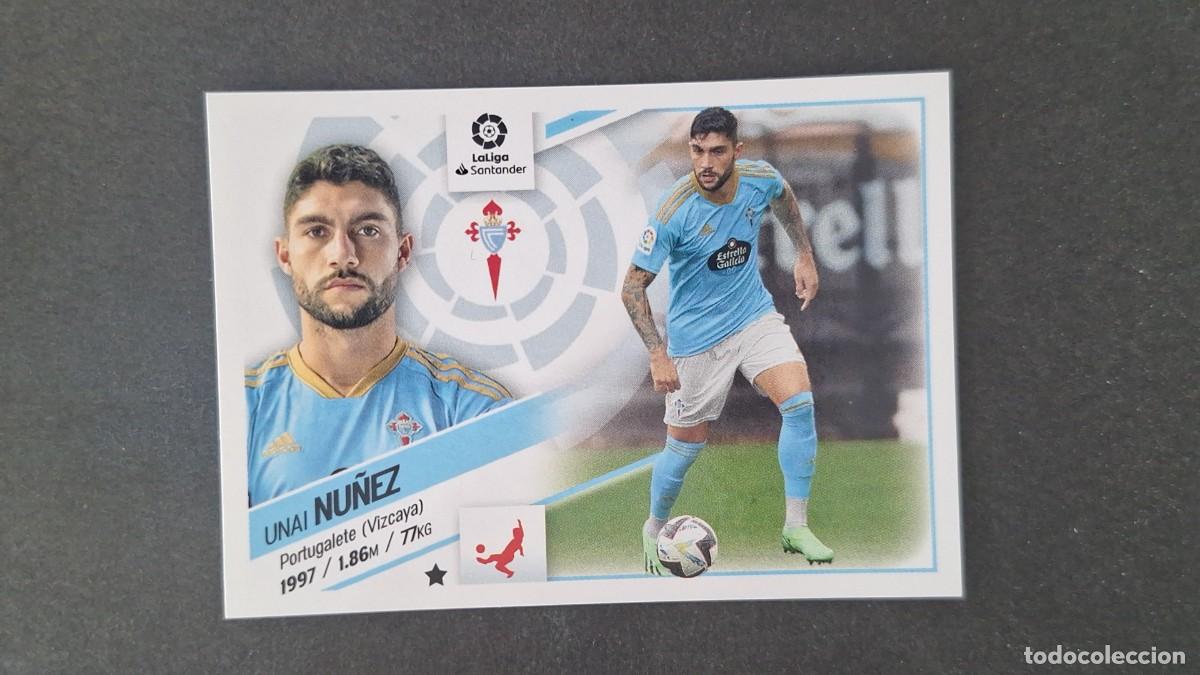 Cromos de f&uacute;tbol: L1 NU&Ntilde;EZ CELTA DE VIGO FICHAJE 29 LIGA ESTE 2022 2023 22 23 NUNCA PEGADO SIN PEGAR