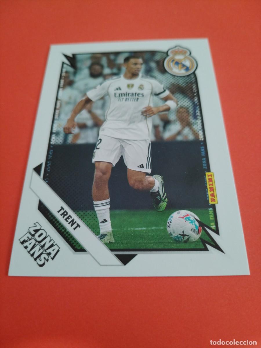 Cromos de f&uacute;tbol: PANINI CLUB REAL MADRID 2025/2026 ZONA FANS TRENT