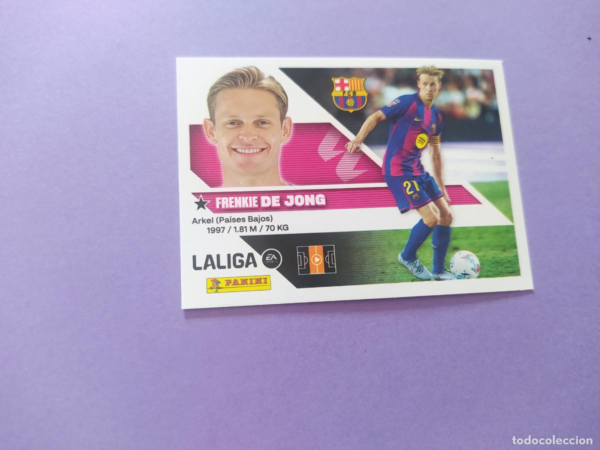 Cromos de f&uacute;tbol: LIGA ESTE 2026 2027 26 27 NUEVO - FC BARCELONA N&ordm; 12 DE JONG