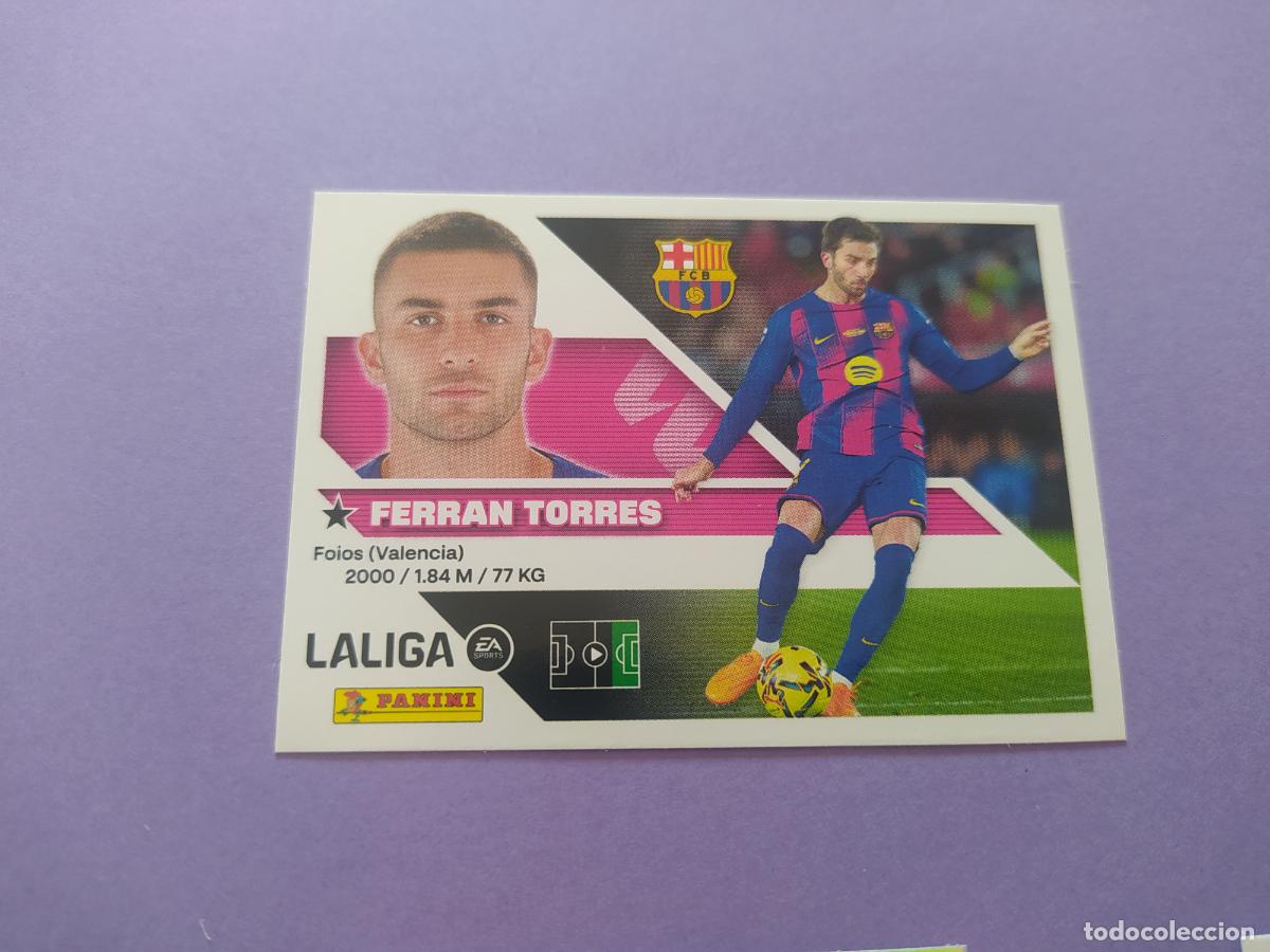 Cromos de f&uacute;tbol: LIGA ESTE 2026 2027 26 27 NUEVO - FC BARCELONA N&ordm; 18 FERRAN TORRES