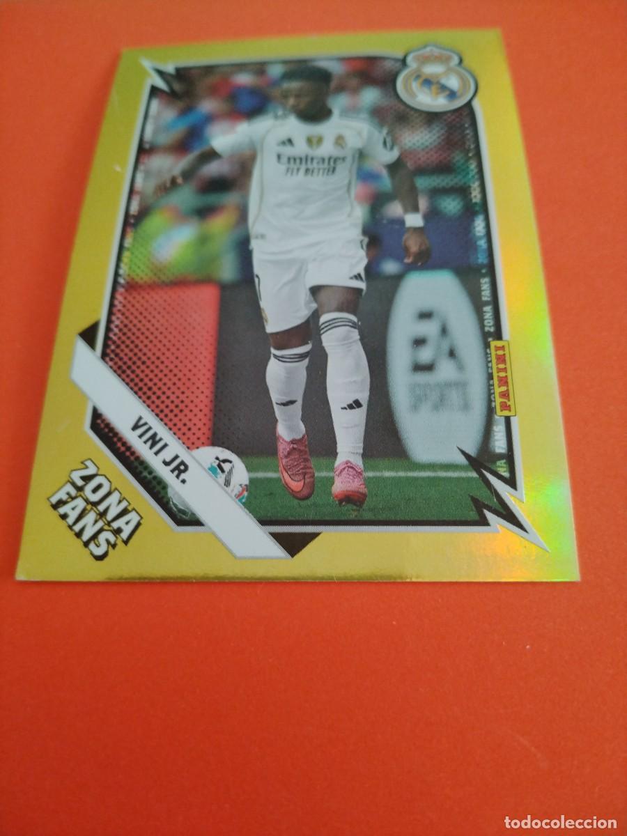 Cromos de f&uacute;tbol: PANINI CLUB REAL MADRID 2025/2026 ZONA FANS VINICIUS