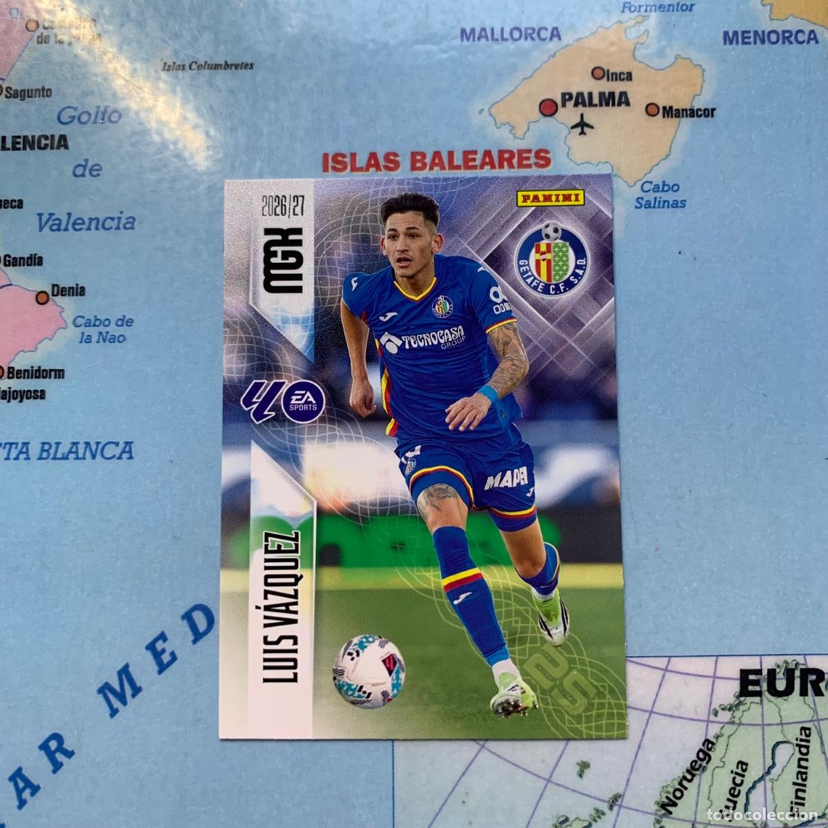 Cromos de f&uacute;tbol: Luis V&aacute;zquez n&uacute;mero 196 del Getafe megacracks 26-27 2026-2027