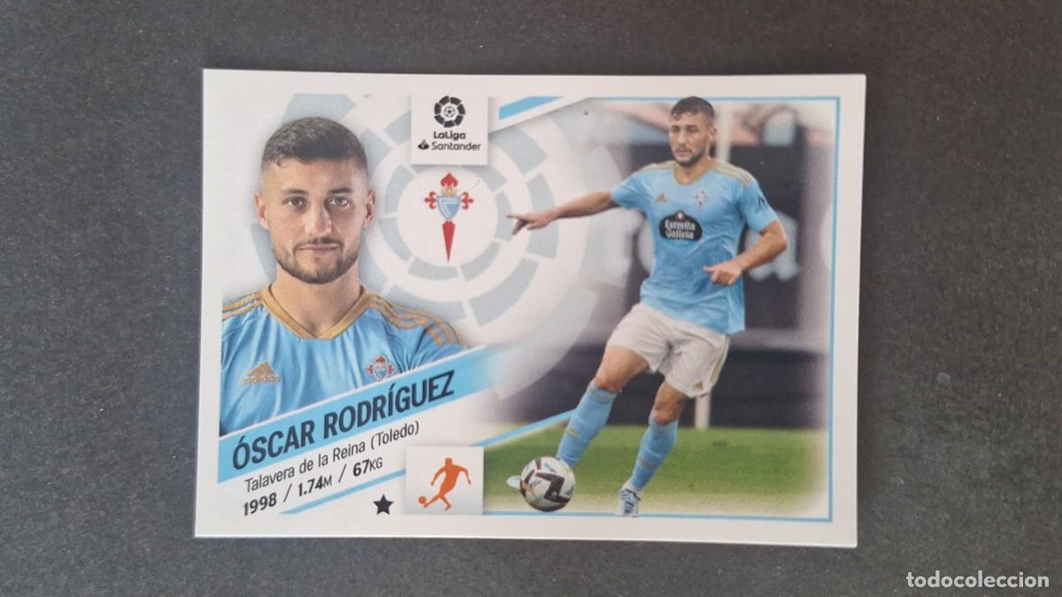 Cromos de f&uacute;tbol: L1 OSCAR RODRIGUEZ CELTA DE VIGO FICHAJE 32 LIGA ESTE 2022 2023 22 23 NUNCA PEGADO SIN PEGAR