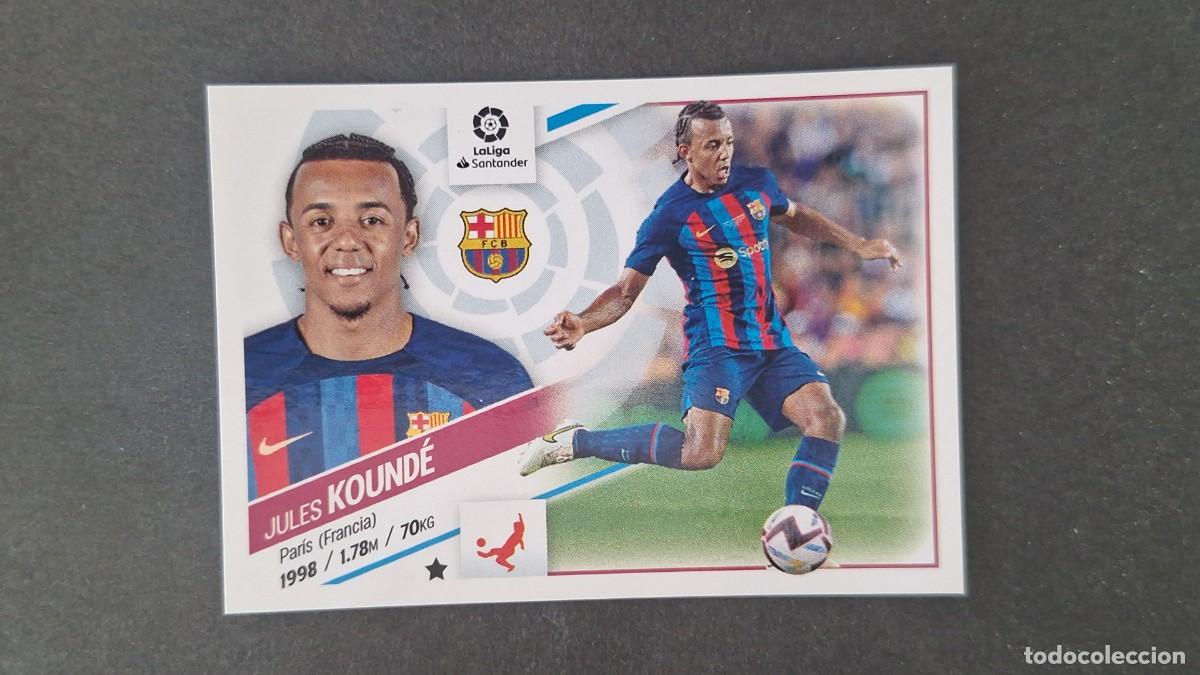 Cromos de Futebol: L1 KOUNDE F. C. BARCELONA FICHAJE 33 LIGA ESTE 2022 2023 22 23 NUNCA PEGADO SIN PEGAR