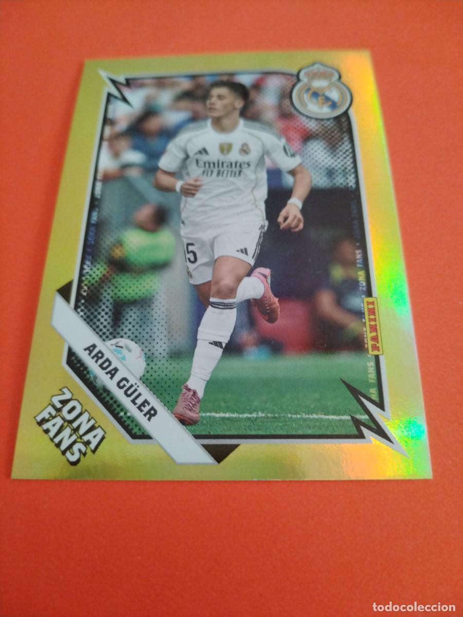 Cromos de f&uacute;tbol: PANINI CLUB REAL MADRID 2025/2026 ZONA FANS GULER