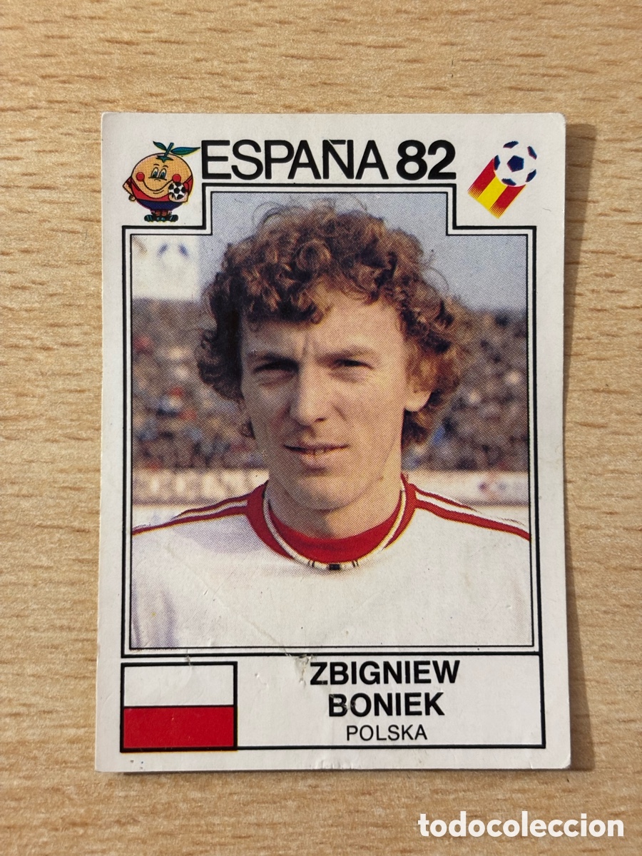 Cromos de f&uacute;tbol: # 66 Zbigniew Boniek Polonia Mundial Espa&ntilde;a 82 Panini sin pegar