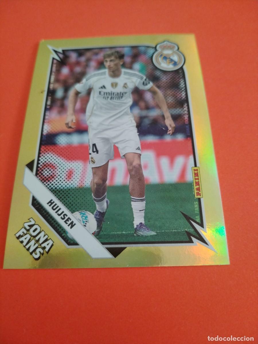 Cromos de f&uacute;tbol: PANINI CLUB REAL MADRID 2025/2026 ZONA FANS HUIJSEN