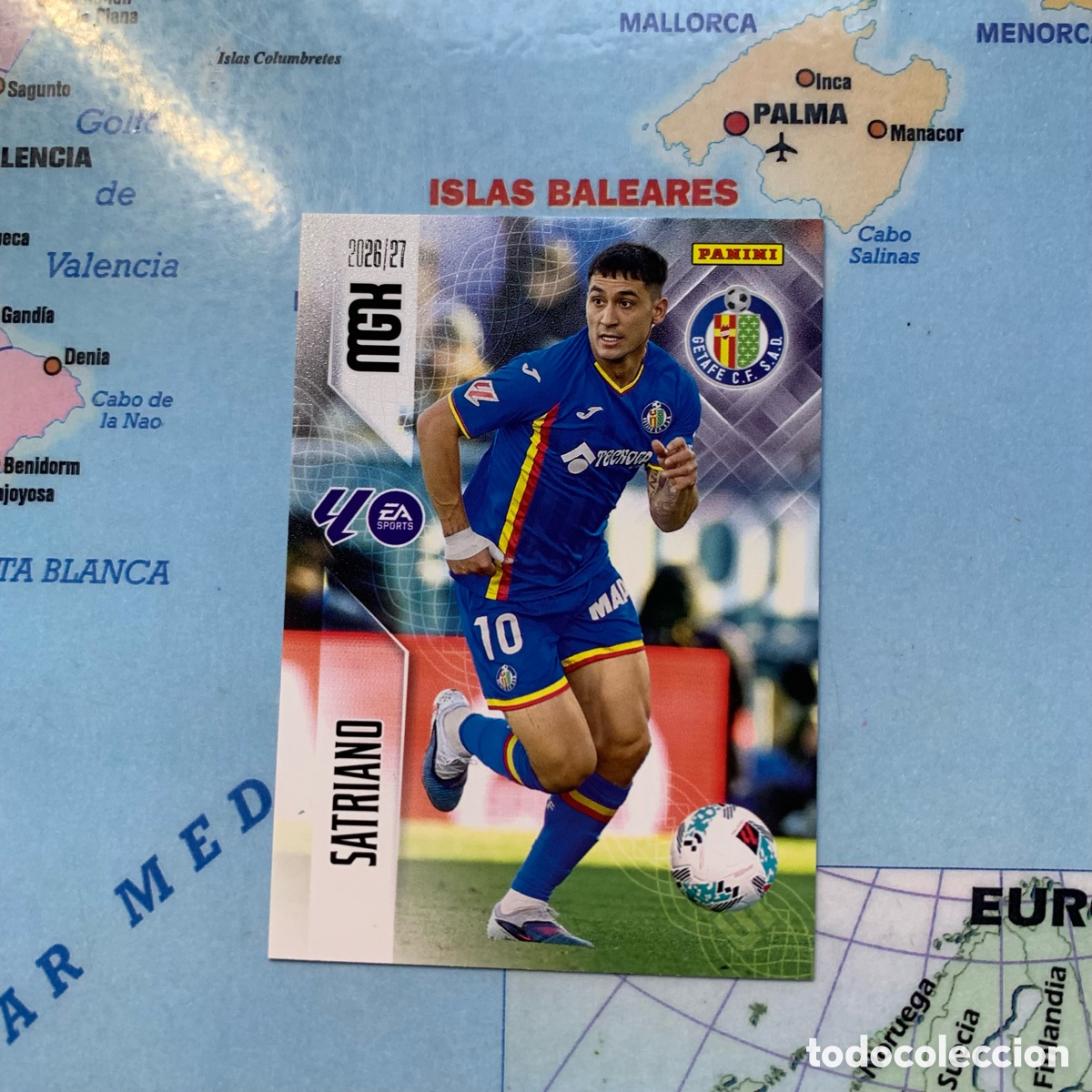 Cromos de f&uacute;tbol: Satriano n&uacute;mero 197 del Getafe megacracks 26-27 2026-2027