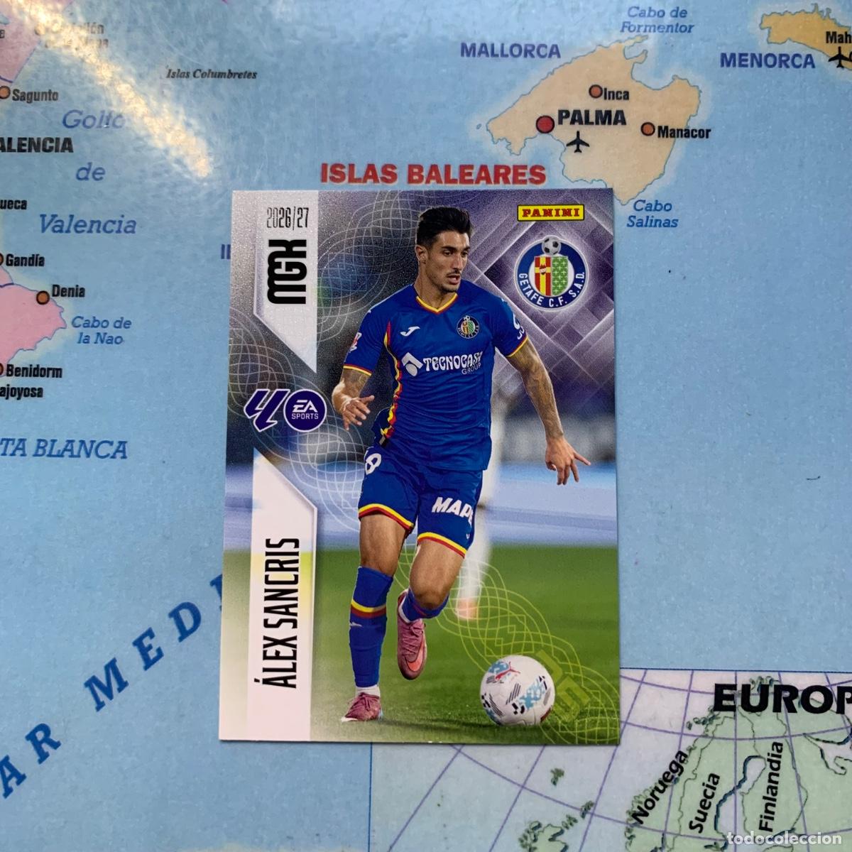 Cromos de f&uacute;tbol: &Aacute;lex Sancris n&uacute;mero 198 del Getafe megacracks 26-27 2026-2027