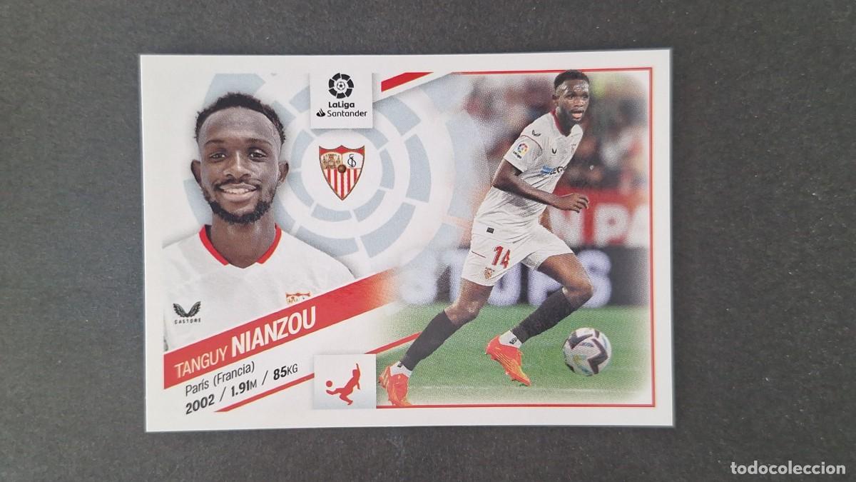 Cromos de f&uacute;tbol: L1 NIANZOU SEVILLA F. C. FICHAJE 37 LIGA ESTE 2022 2023 22 23 NUNCA PEGADO SIN PEGAR