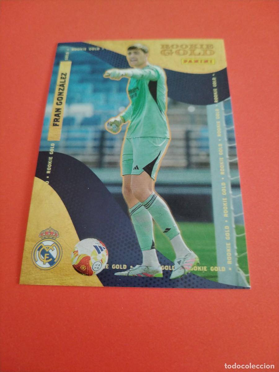 Cromos de f&uacute;tbol: PANINI CLUB REAL MADRID 2025/2026 ROOKIE GOLD FRAN GONZALEZ