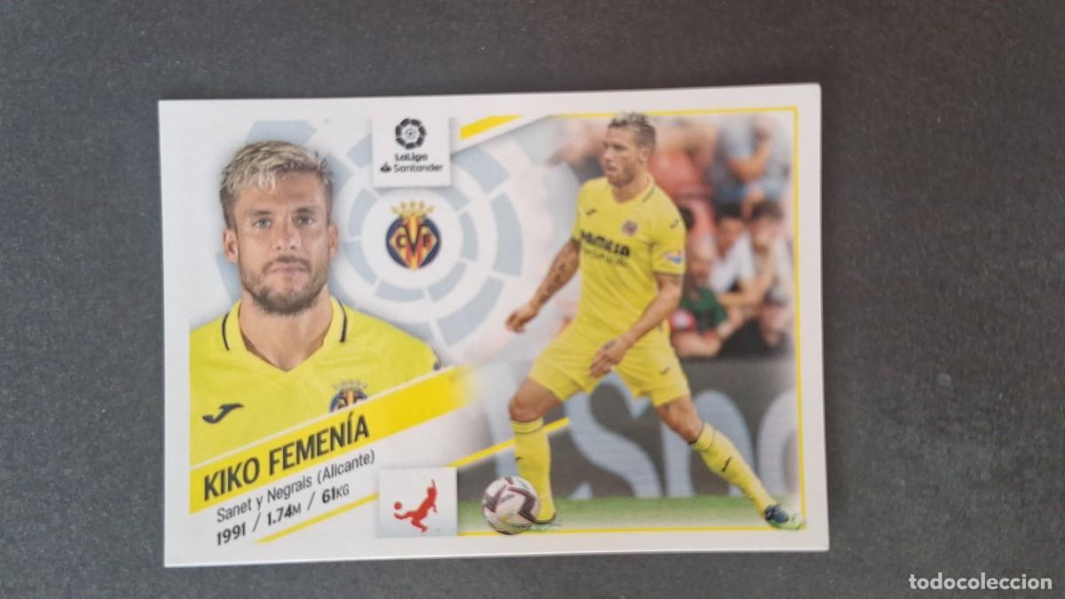 Cromos de f&uacute;tbol: L1 KIKO FEMENIA VILLARREAL C. F. FICHAJE 39 LIGA ESTE 2022 2023 22 23 NUNCA PEGADO SIN PEGAR