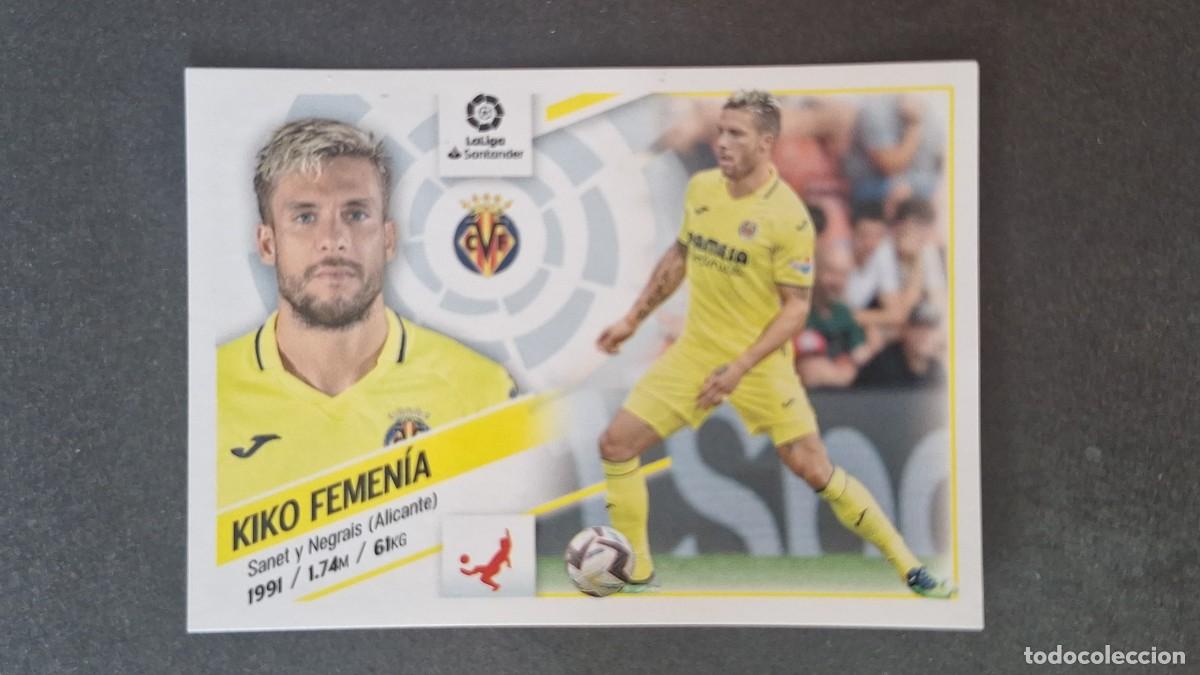 Football Stickers: L1 KIKO FEMENIA VILLARREAL C. F. FICHAJE 39 LIGA ESTE 2022 2023 22 23 NUNCA PEGADO SIN PEGAR