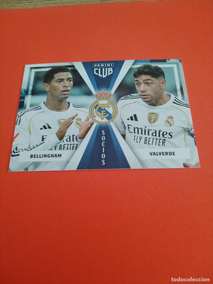 Football Stickers: PANINI CLUB REAL MADRID 2025/2026 SOCIOS BELLINGHAM VALVERDE