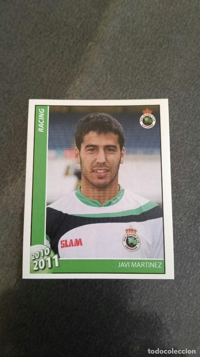 Football Stickers: Footprint 2010 2011 Oficial Racing De Santander 128 Javi Martinez Racing B