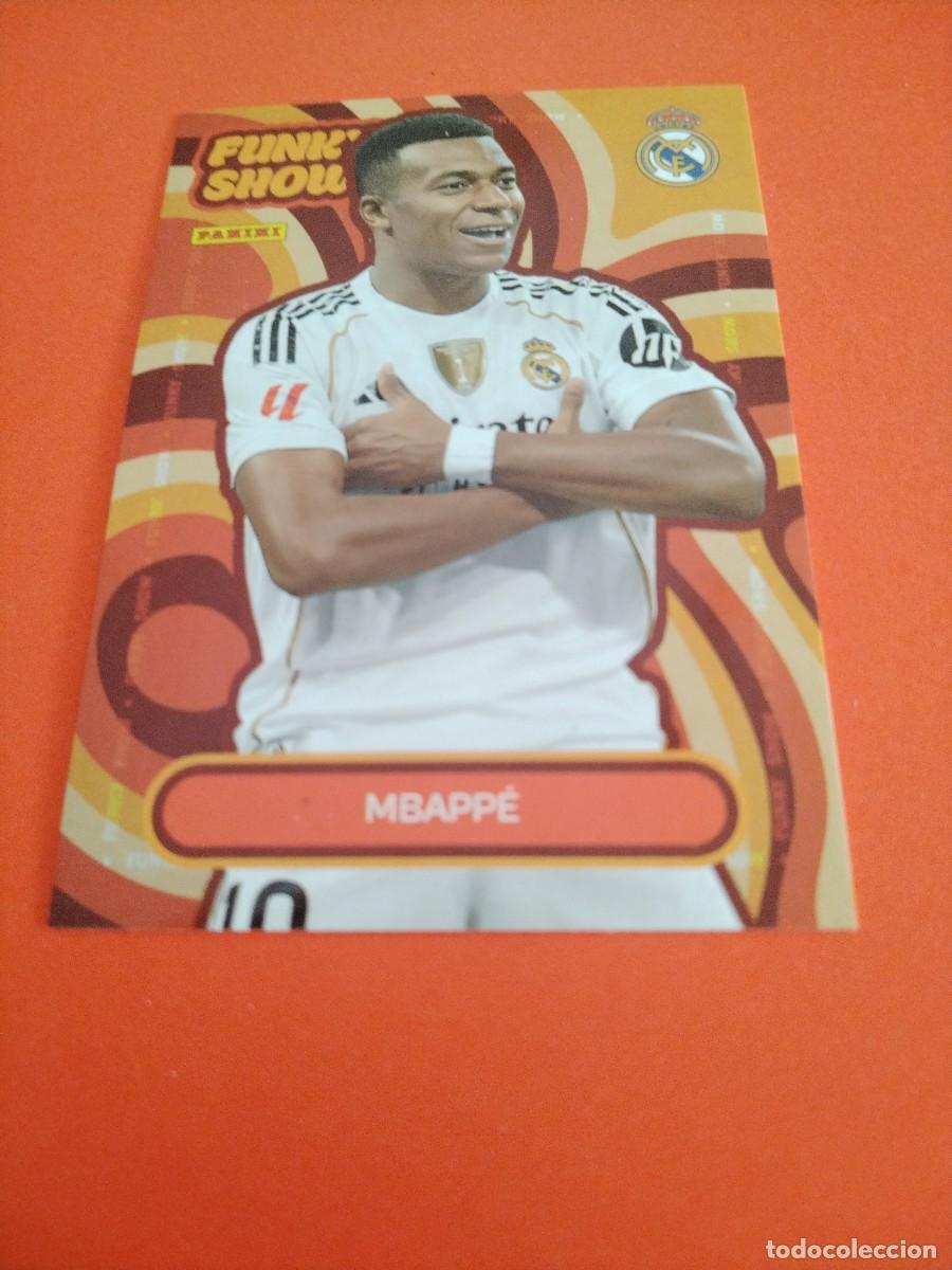 Football Stickers: PANINI CLUB REAL MADRID 2025/2026 FUNKY SHOW MBAPPE