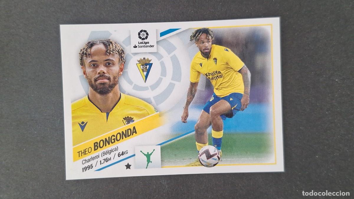 Cromos de f&uacute;tbol: L1 BONGONDA CADIZ C. F. FICHAJE 44 LIGA ESTE 2022 2023 22 23 NUNCA PEGADO SIN PEGAR
