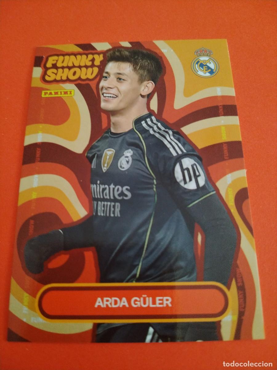Cromos de f&uacute;tbol: PANINI CLUB REAL MADRID 2025/2026 FUNKY SHOW GULER