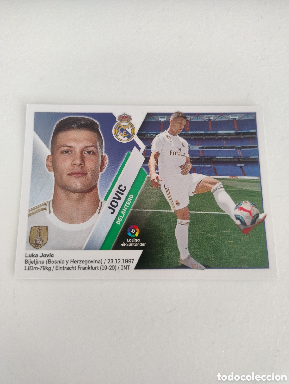 Cromos de f&uacute;tbol: 16 - Jovic - Real Madrid - Liga Este 2019 - 2020