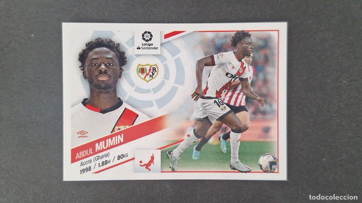 Cromos de f&uacute;tbol: L1 MUMIN RAYO VALLECANO FICHAJE 48 LIGA ESTE 2022 2023 22 23 NUNCA PEGADO SIN PEGAR