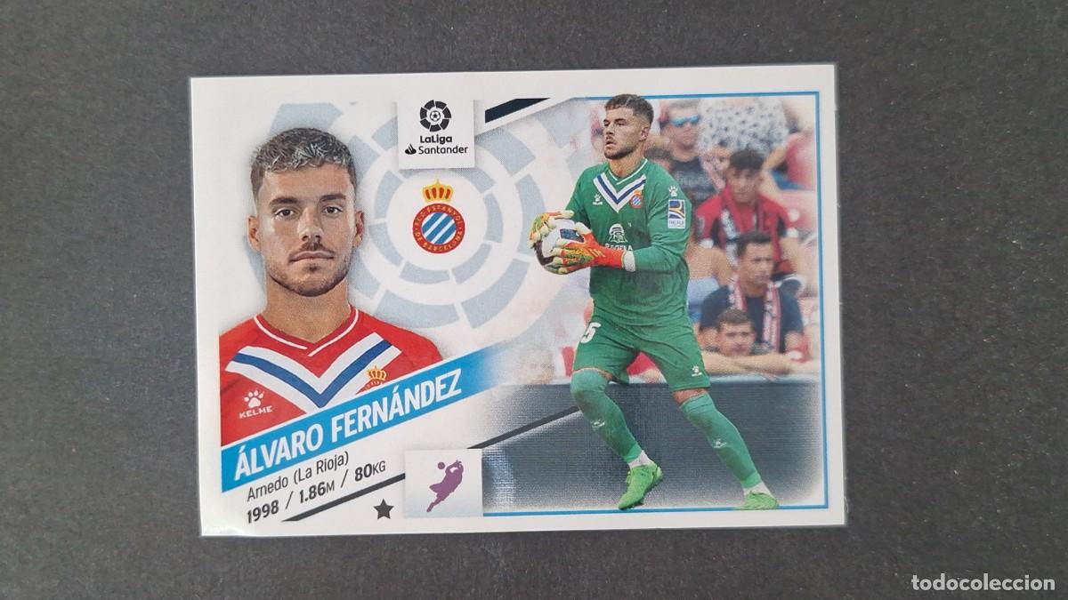Cromos de f&uacute;tbol: L1 ALVARO FERNANDEZ R. C. D. ESPA&Ntilde;OL FICHAJE 50 LIGA ESTE 2022 2023 22 23 NUNCA PEGADO SIN PEGAR