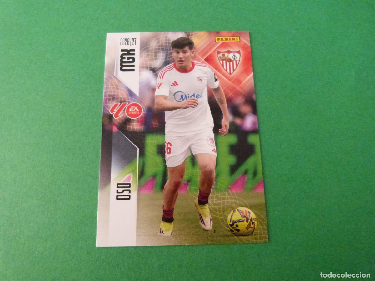 Cromos de f&uacute;tbol: TRADING CARD FUTBOL OSO SEVILLA F.C. N&ordm; 334 LIGA MEGACRACKS 2026-2027/26-27 PANINI
